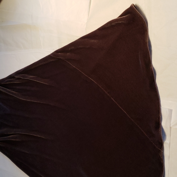 Calvin Klein NEW Silk Blend Velour Velvet Midi Dress Cowl Drape Neck Size 8 NWT - Picture 7 of 13